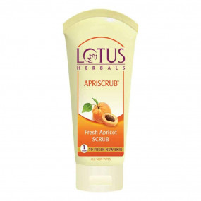 Lotus Herbals Sustainable Apriscrub Fresh Apricot Scrub 100g