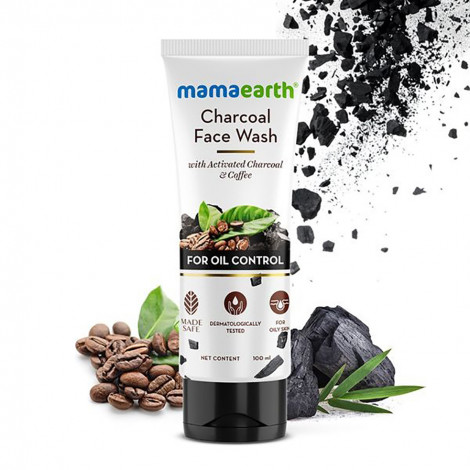 Charcoal Face Wash for Oil Control, 100ml