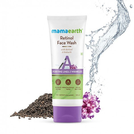 Retinol Face Wash with Retinol and Bakuchi for Fine Lines and Wrinkles - 100 ml