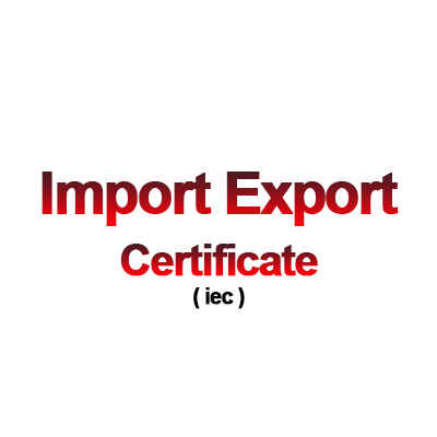 Import Export certificate (iec)