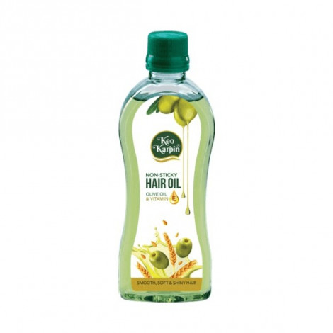 keo karpin non-sticky olive oil & vitamin e hair oil 100 ml
