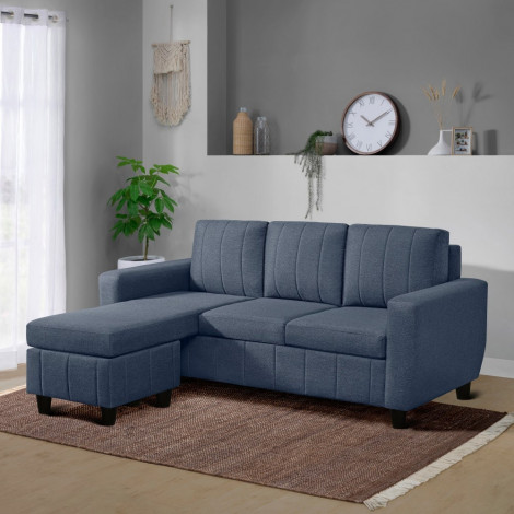 Sofa Bae - 4 Seater Interchangeable L Shape - Upholstered Sofa With Minimalist Design