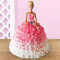 Beautiful Barbie Doll Cake