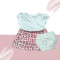 Girl Frock With Balumar Whitepink