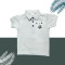 Boy collar T shirt Grey