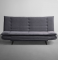 SofaBed Two - Foldable 3 Seater Sofa Cum Bed, (Fabric, Ash Grey)