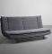 SofaBed Two - Foldable 3 Seater Sofa Cum Bed, (Fabric, Ash Grey)