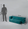Sofabed One - The Sofa With A Twist (Deep Teal)