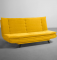 SofaBed Two - Foldable 3 Seater Sofa Cum Bed, (Fabric, Sunshine Yellow)