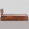Bed GS - Premium Solid Wood Bed With Storage, Queen Size