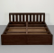 Sleepyhead Bed MS - Premium Solid Mahagony Wood Bed With Storage Queen