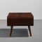 Peep - Rectangular Coffee Table / Center Table with Storage (Provincial Teak Finish)