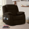 Recliner RX7 - Motorized Fabric Recliner (Egyptian Brown, One Seater)