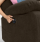 Recliner RX7 - Motorized Fabric Recliner (Egyptian Brown, One Seater)
