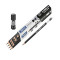 Dooms Karbon R/T Super Dark Pencil pack of 10 with Erasner (sharpner+Eraser)