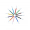 Doms Watercolour Aqua Pen 12 Shades Displey Pack